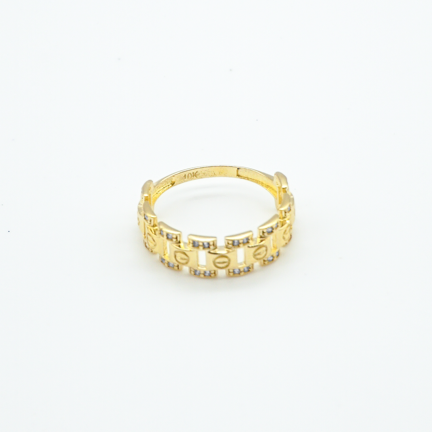 Trio Oro Amarillo con zirconias | 10k | 8.5g