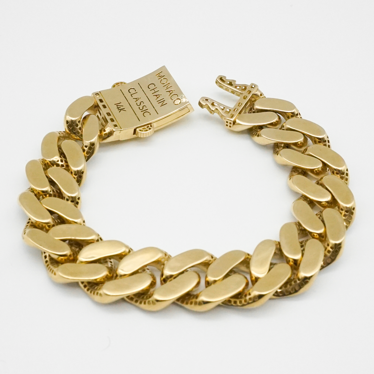 Esclava Mónaco oro blanco y amarillo | 14k | 29.7