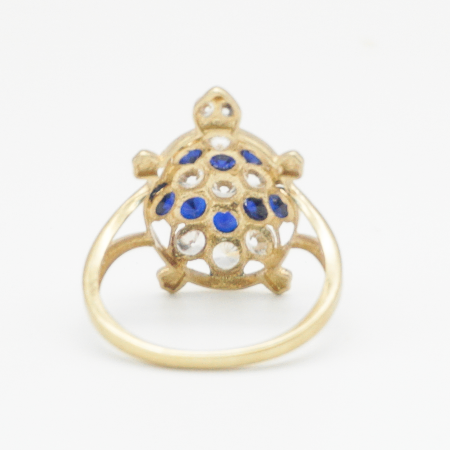 Anillo Tortuga Encantada en Oro Amarillo | 10k | 2.1g