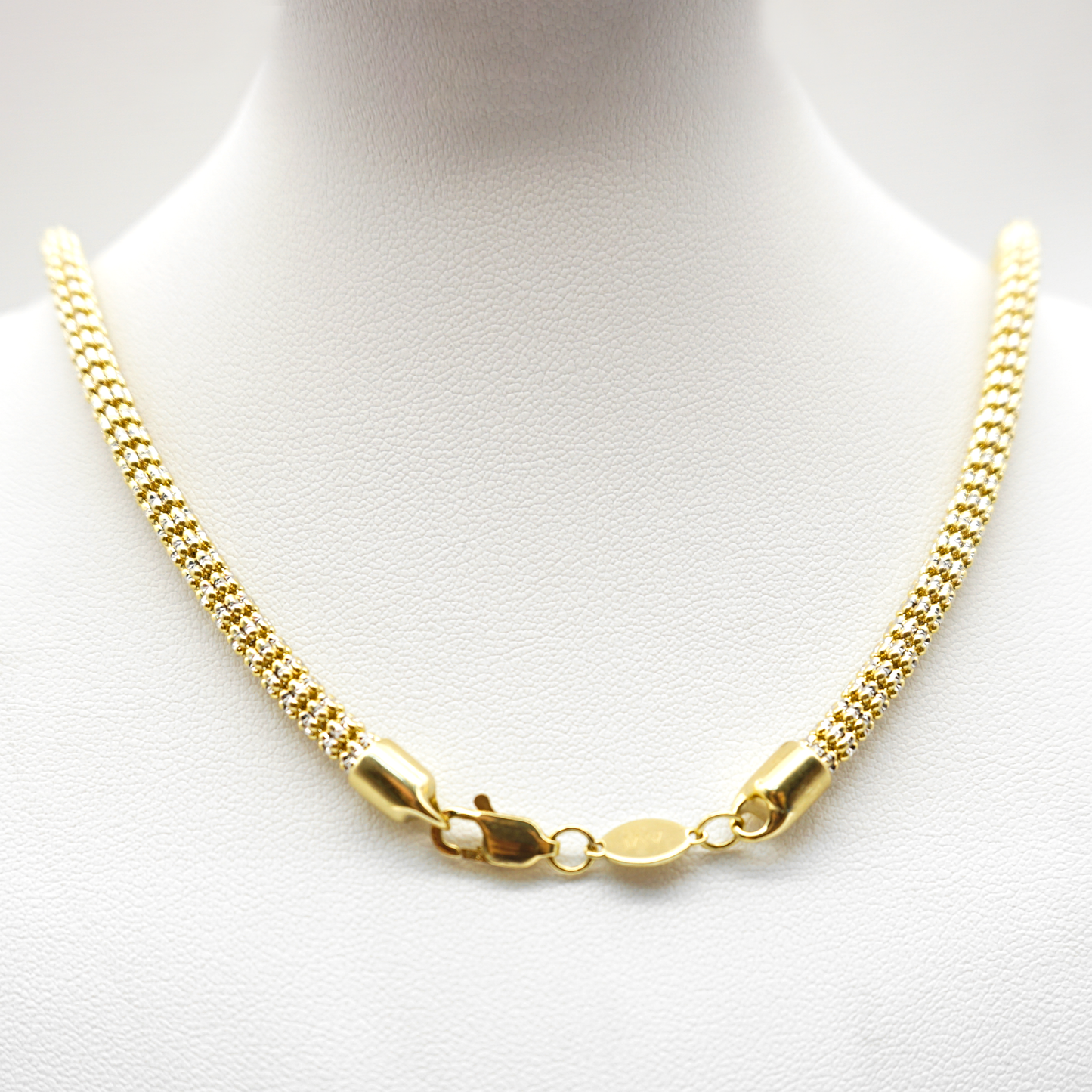 Cadena de oro amarillo y oro blanco | 14K | 22.3G | 30CM