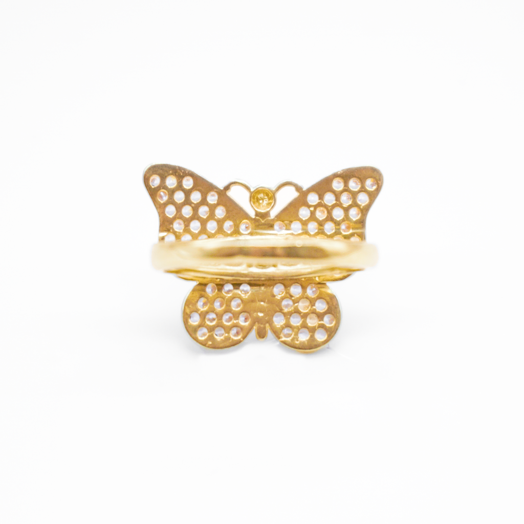 Anillo Mariposa Rosa |  10k  |  4.7g