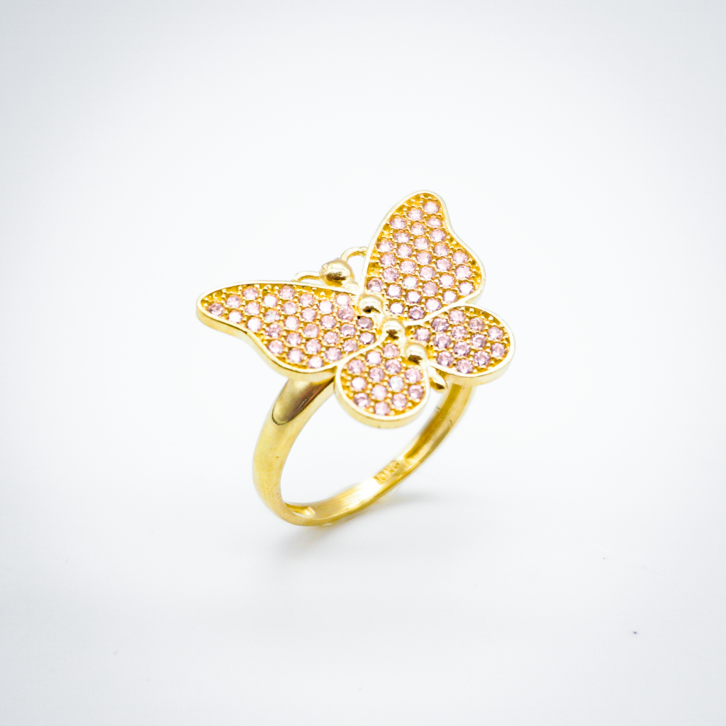 Anillo Mariposa Rosa |  10k  |  4.7g
