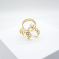 Trio Oro Amarillo con zirconias | 10k | 8.5g