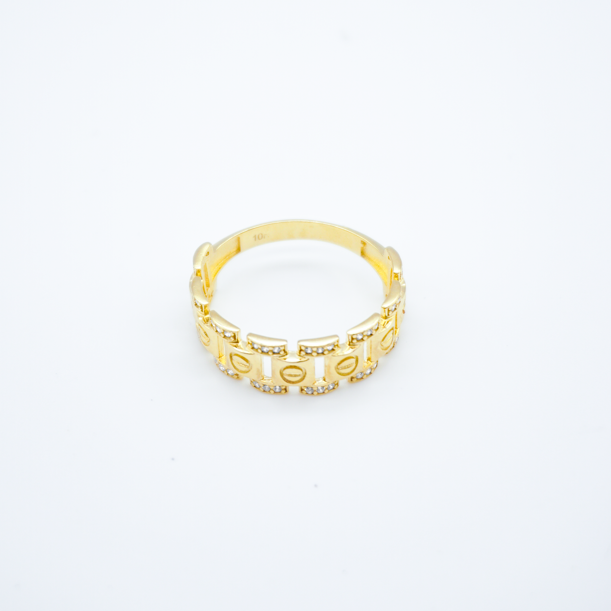 Trio Oro Amarillo con zirconias | 10k | 8.5g