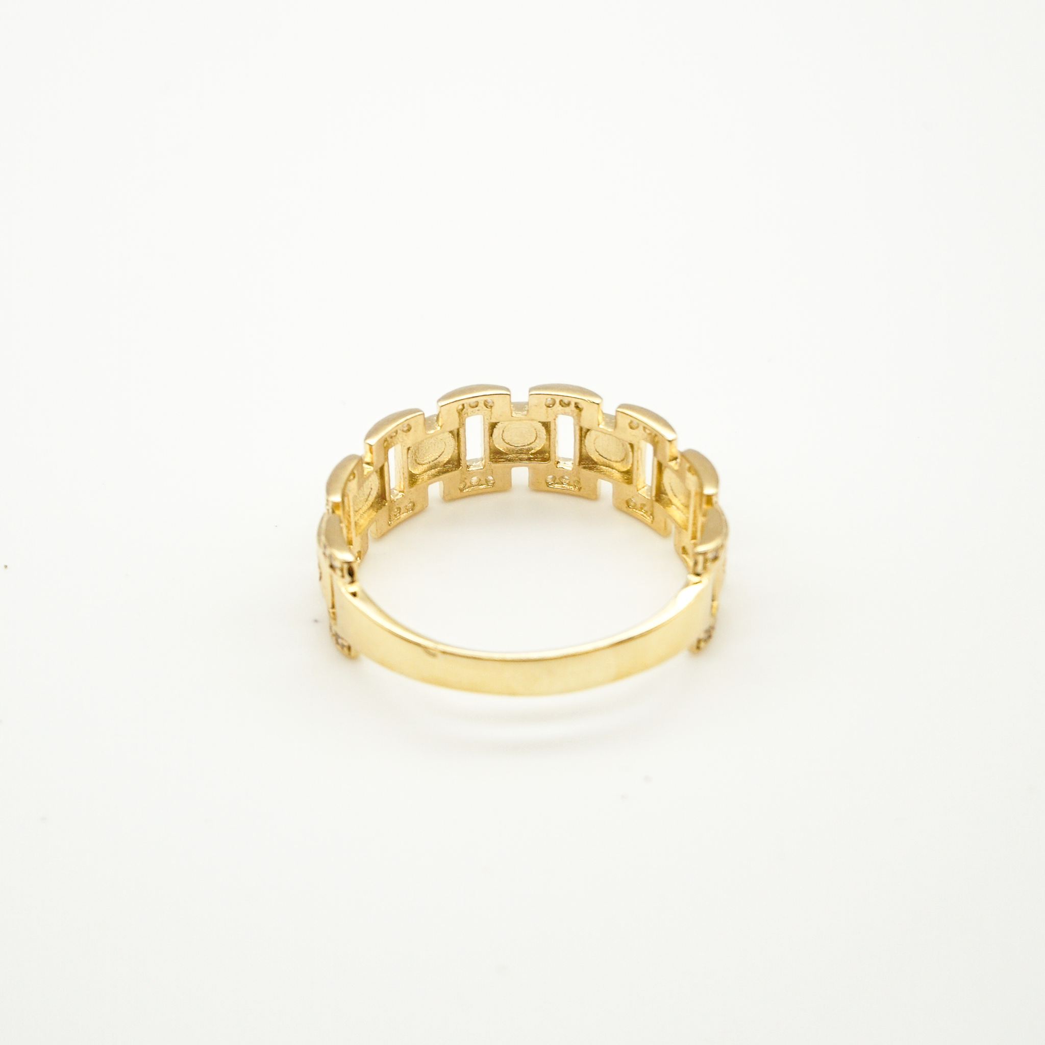 Trio Oro Amarillo con zirconias | 10k | 8.5g