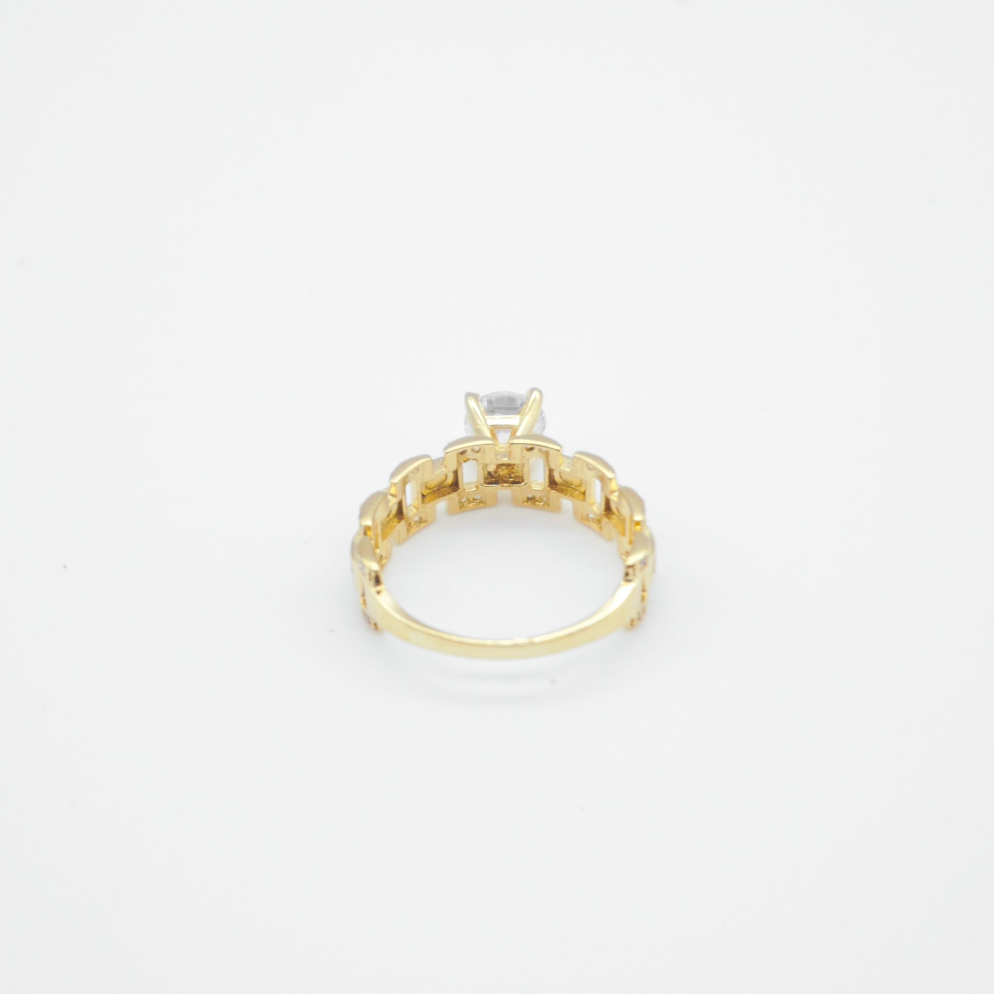 Trio Oro Amarillo con zirconias | 10k | 8.5g