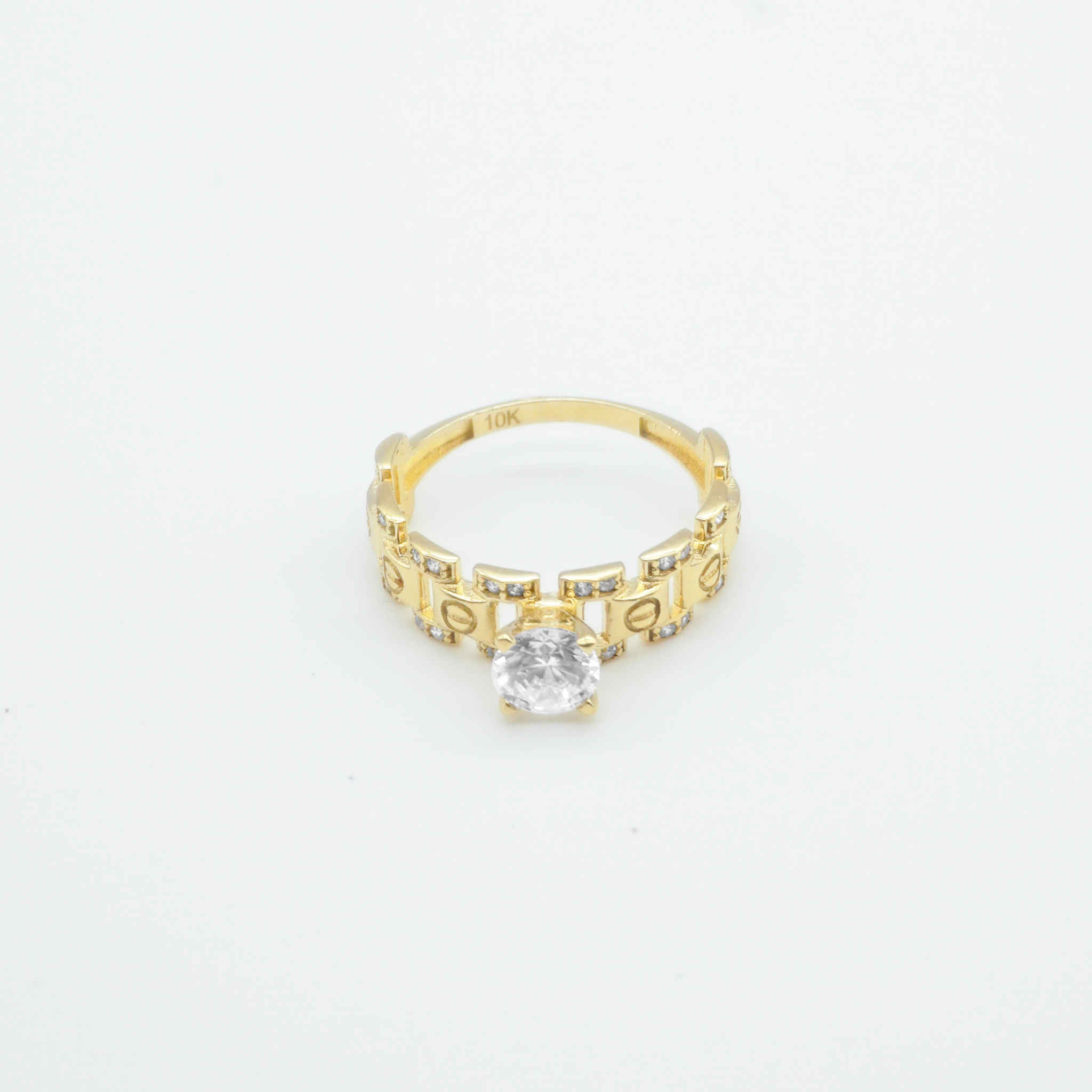 Trio Oro Amarillo con zirconias | 10k | 8.5g