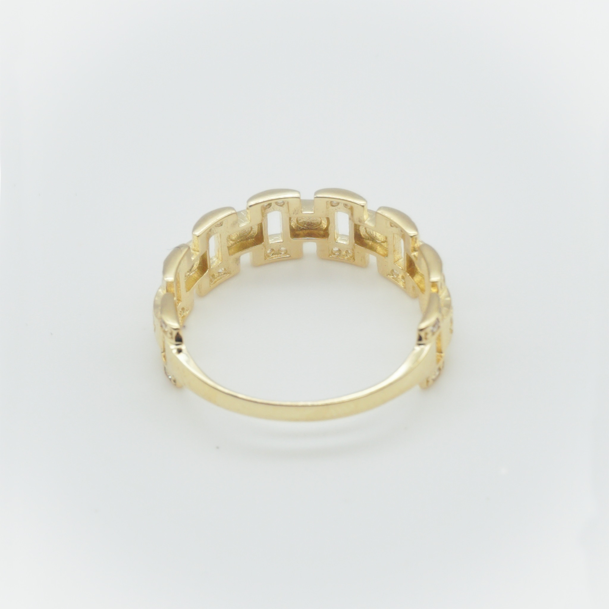 Trio Oro Amarillo con zirconias | 10k | 8.5g