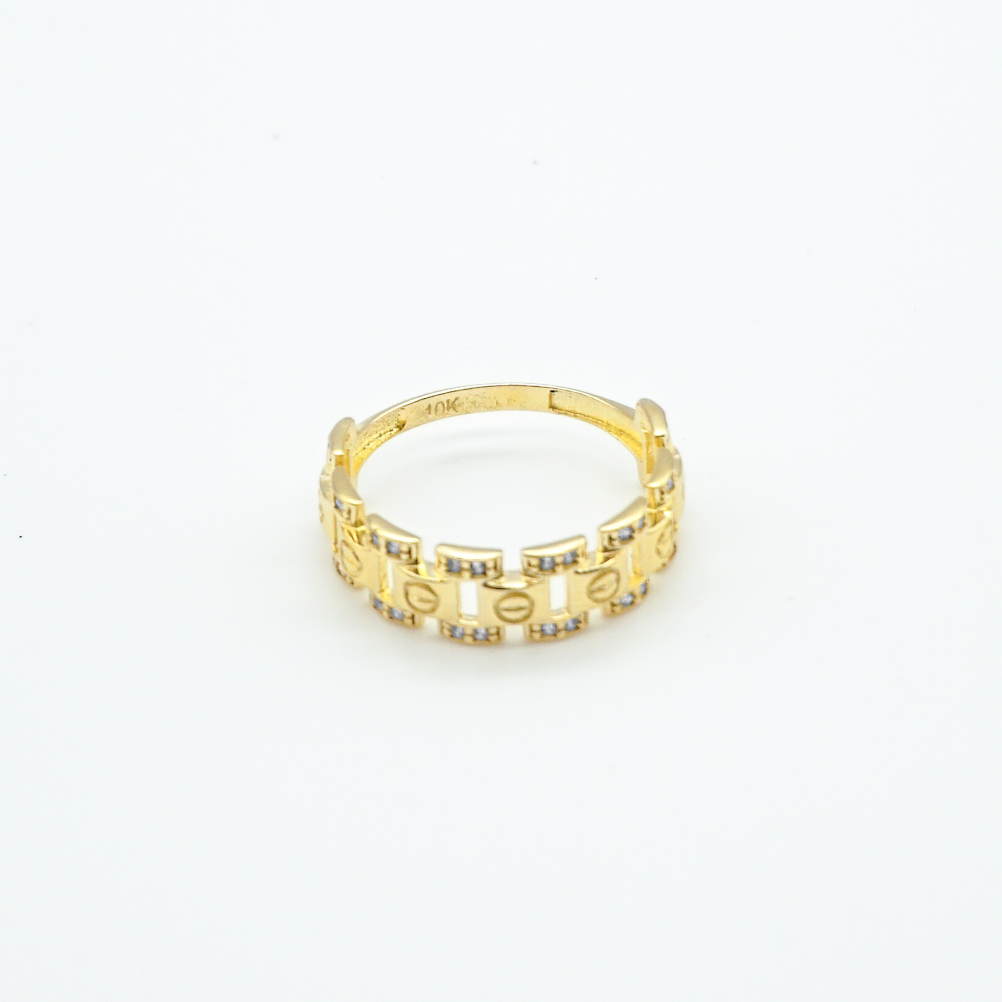 Trio Oro Amarillo con zirconias | 10k | 8.5g