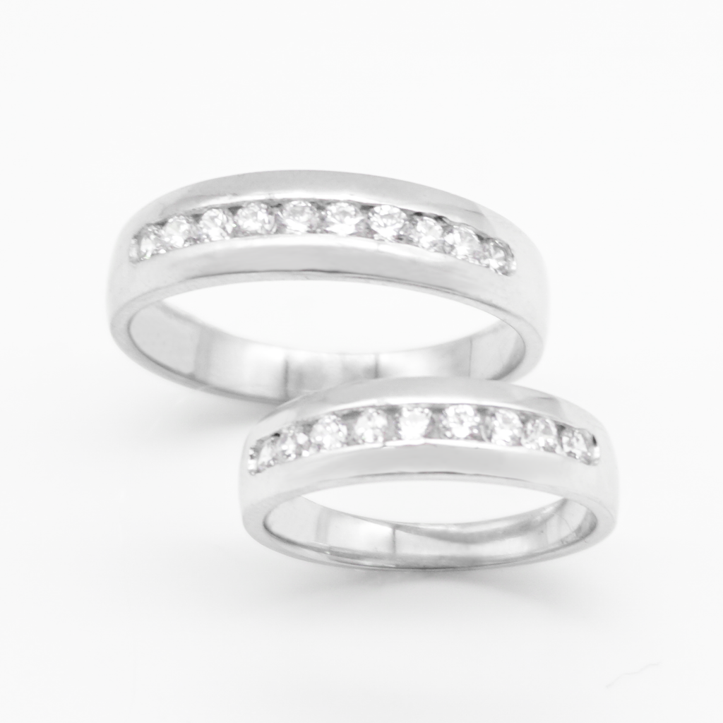 Argolla de oro blanco | 14k | 5.6g