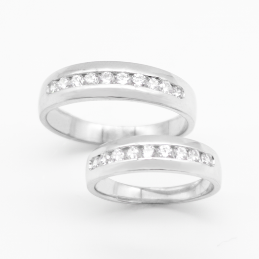 Argolla de oro blanco | 14k | 3.9g