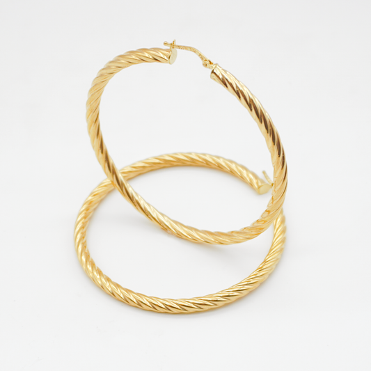 Arracadas de Oro amarillo 14K | 4.8G