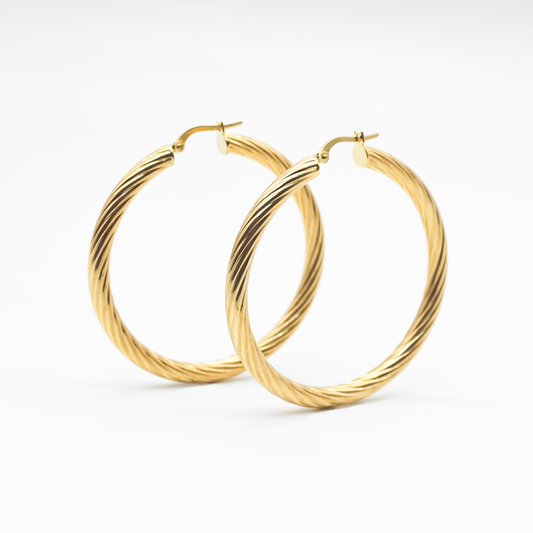 Arracadas de oro amarillo | 14k | 4.6g