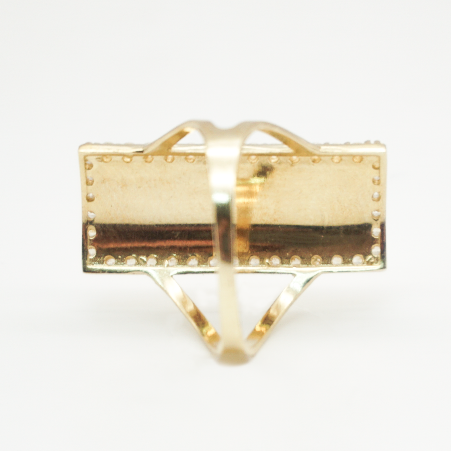 Anillo de Oro amarillo y rosa con Zirconias |  10k. |. 4g