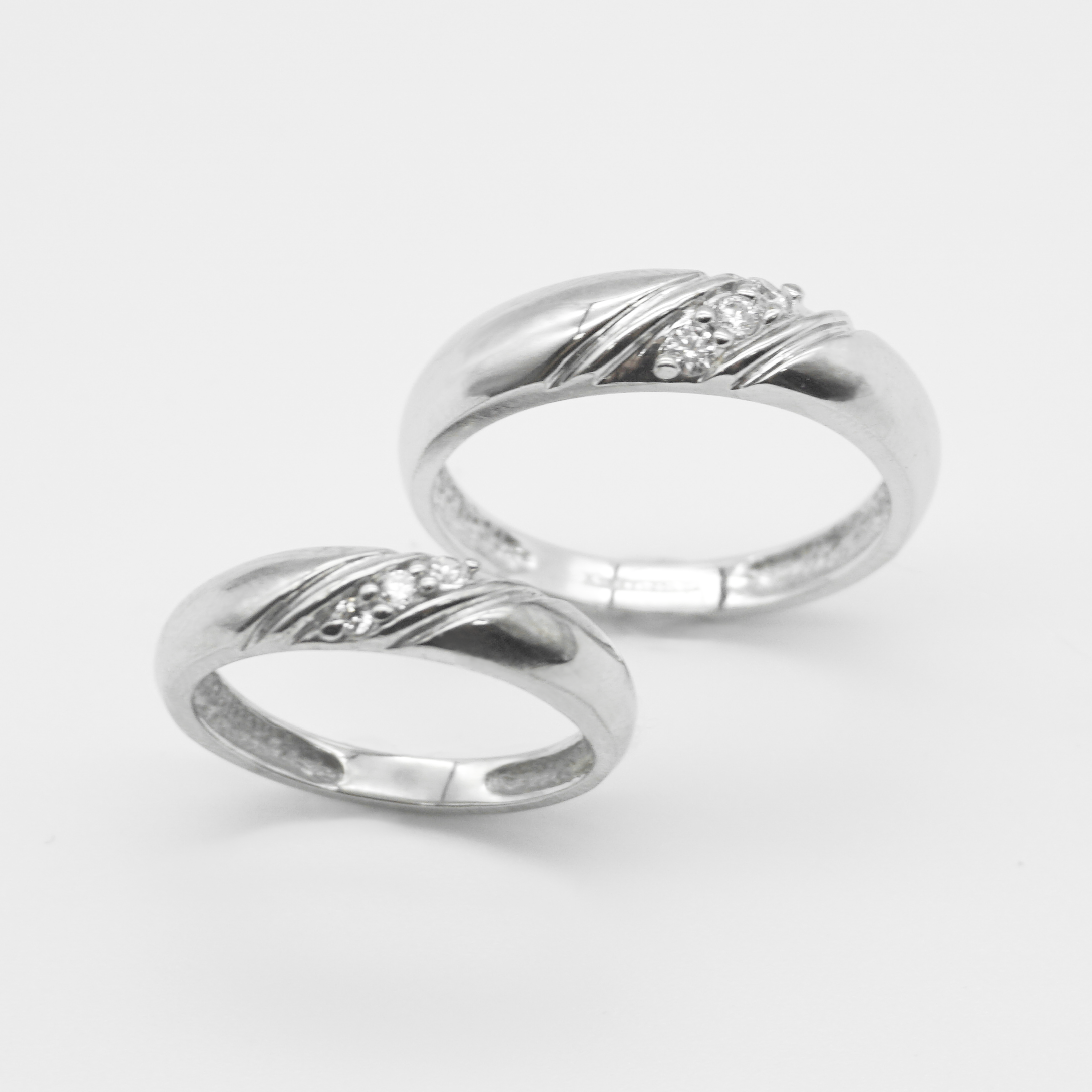 Trío Matrimonial | Oro Blanco | 14K | 9.9G