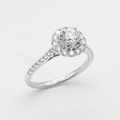 Solitario Matrimonial con Diamantes |  14k | 1.4cr |  3.1g